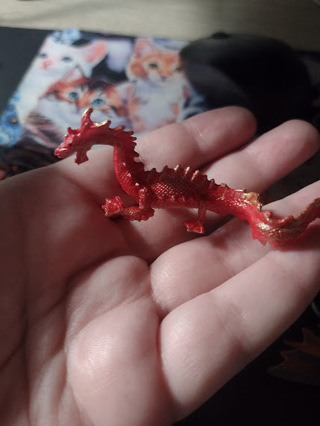 Red Plastic Dragon