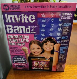 New Party Digital Invitation Bracelets