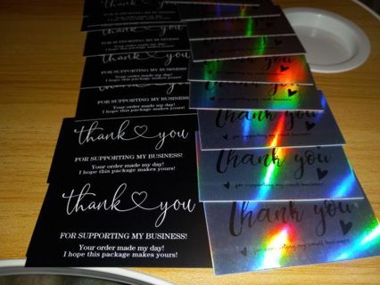 Thank you cards 20 pc no refunds I send all regular mail win 2 or more get bonus