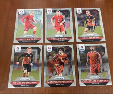 2016 Panini Prizm euro soccer lot