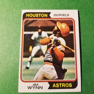 1974 - TOPPS EXMT - NRMT BASEBALL - CARD NO - 43 - JIM WYNN - ASTROS