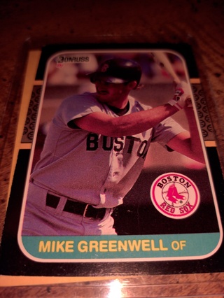 Two card lot 1987 Donruss baseball ⚾ Mike greenwell  B.j Surhoff 