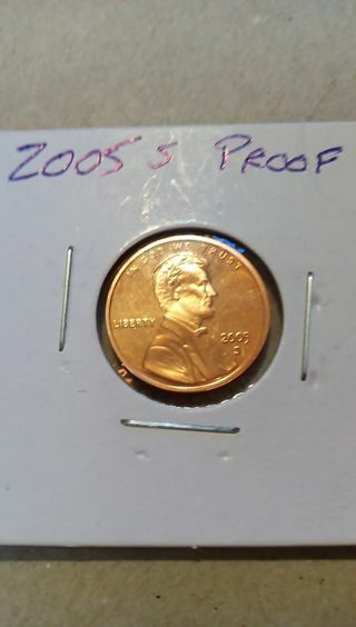 2005-S PROOF BEAUTIFUL UNCIRCULATED LINCOLN PENNY.. HIGHEST BIDDER WINS