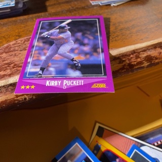 1988 score Kirby Puckett baseball card 