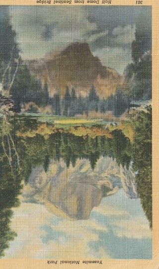 Vintage Used Postcard: 1946 Half Dome, Yosmite Park
