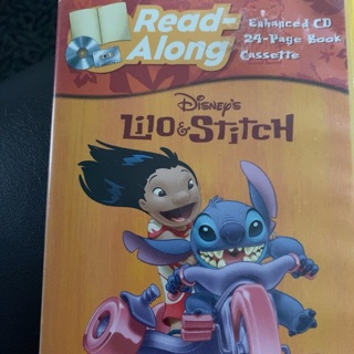 Lilo & Stitch Read-Along Enhanced CD 24-Page Book Cassette 