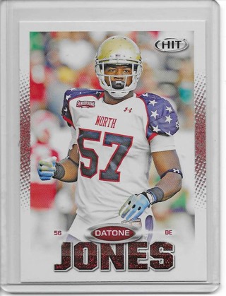 2013 Sage Hit Datone Jones Rookie Card NFL Football Card