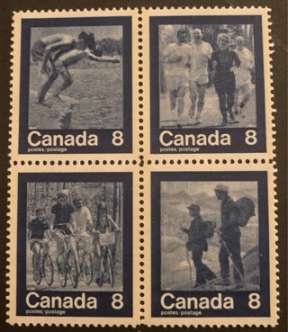 Canada MNH Vintage Stamp block 