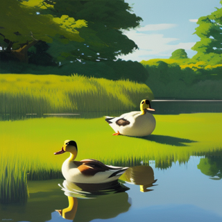 Listia Digital Collectible: Two Beautiful Ducks