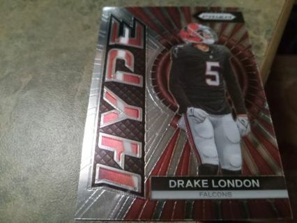 2023 PANINI PRIZM HYPE DRAKE LONDON ATLANTA FALCONS FOOTBALL CARD# H-10