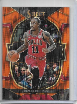 Demar Derozan 2022-23 Select Prizm Orange Flash #5