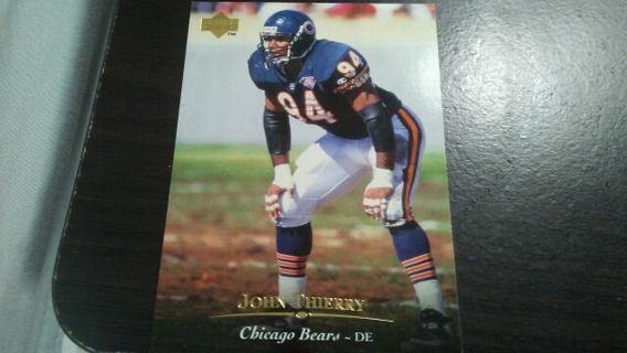 1995 UPPER DECK JOHN THIERRY CHICAGO BEARS FOOTBALL CARD# 205