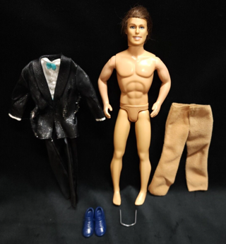 Rare 1968 Vintage Mattel Ken Boy Barbie Doll Figure Made in Indonesia w/Clothes