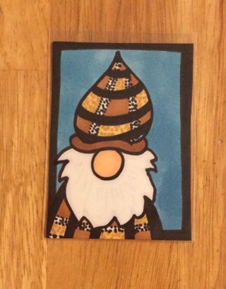 Hershey The Gnome original drawing aceo