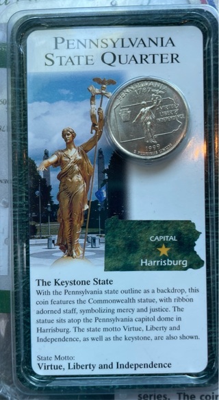 Pennsylvania uncirculated state quarter