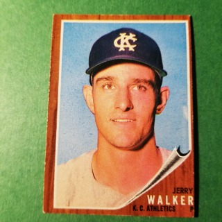 1962 - TOPPS NRMT+ BASEBALL CARD NO.357 - JERRY WALKER - A'S