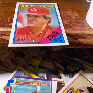 1988 topps Pete rose mgr baseball card 