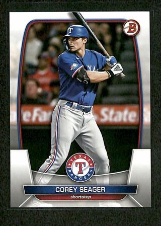 2023 Bowman #25 Corey Seager Texas Rangers Baseball Card