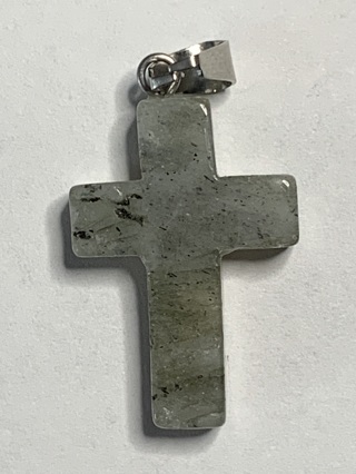 CROSS STONE/CHARM/PENDANT~#5~WITH CLASP FOR JEWELRY MAKING~FREE SHIPPING!
