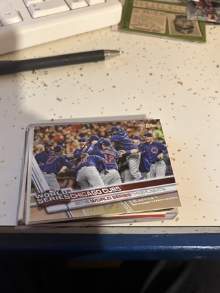 2017 topps rainbow foil world series game 7 cubs win series