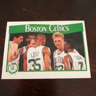 1991-92 NBA Hoops - [Base] #275 Boston Celtics Team