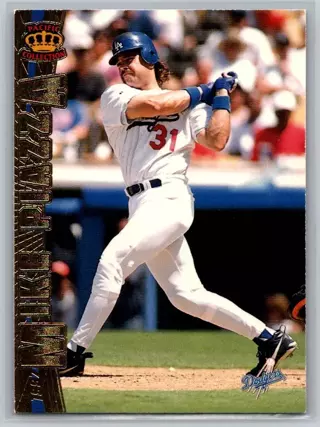 Mike Piazza - 1997 Pacific Crown Collection #339 - Mets superstar - HALL OF FAMER - Mint card