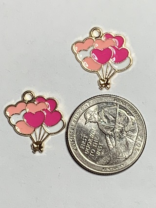 ♥♥VALENTINE’S DAY CHARMS~#52~SET 3~SET OF 2 CHARMS~FREE SHIPPING ♥♥