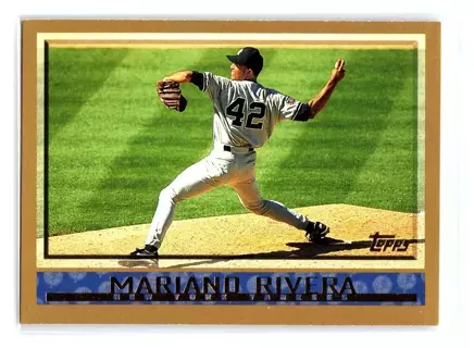 Mariano Rivera - 1998 Topps #8 - HALL OF FAMER - Yankee star closer - NM/MT card
