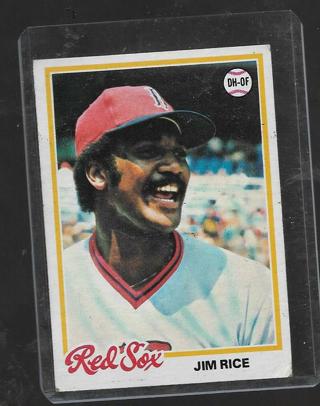 1978 TOPPS JIM RICE #670