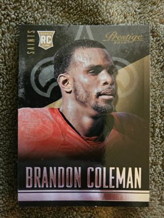 2014 Panini Prestige Rookie Brandon Coleman