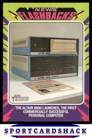 Altair 8800 2024 Topps Heritage #NF-1 News Flashbacks