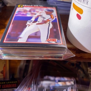 (50) random 1991 score baseball cards 