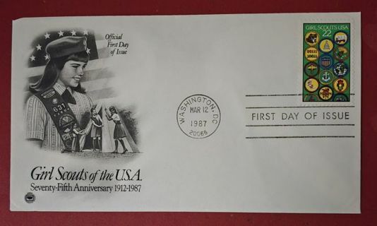 One Girl Scouts First Day Cover