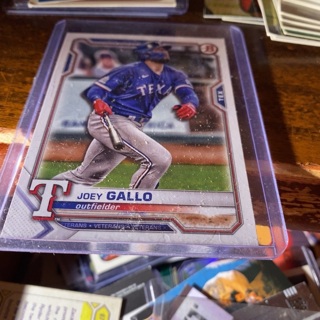 2021 bowman Joey gallo baseball card 