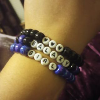 Three stack bracelets Galaxy Girl