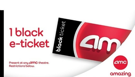 AMC BLACK TICKET NO EXP, NO BLACKOUT 