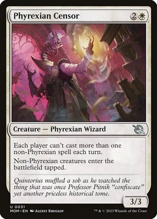 Phyrexian Censor - Foil NM Eng MTG - March of the Machine