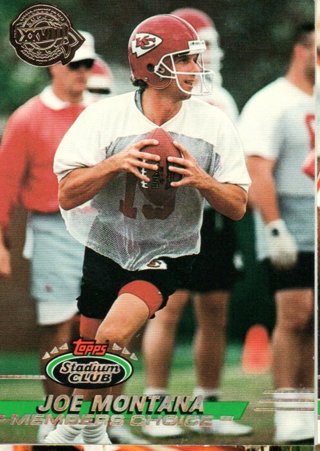 1993 Stadium Club Joe Montana #250