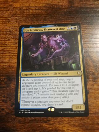 Magic the gathering mtg Jon Irenicus Shattered one rare card Baldurs Gate