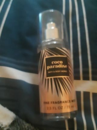 BBW coco paradise fragrance mist