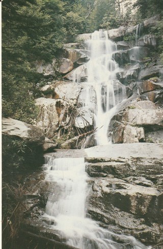 Vintage Unused Postcard: c: Ramsey Cascades, Smoky Mountains