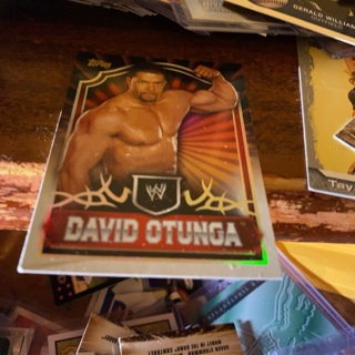 2021 topps wwe classics David otunga wrestling card 