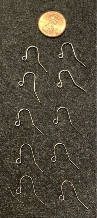 5 Pairs Steel Earring Hooks