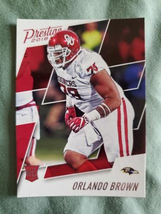 2018 Panini Prestige Rookie Orlando Brown