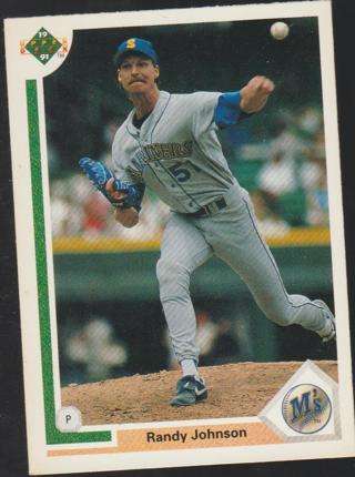 1991 UD Upper Deck #376 Randy Johnson Seattle Mariners HOF Baseball Card