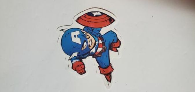 Captain America sticker