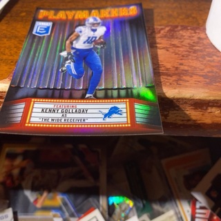 2020 panini donruss elite playmakers Kenny golladay football card 