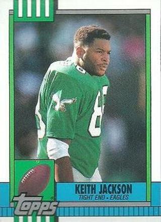 Tradingcard - NFL - 1990 Topps #85 - Keith Jackson VAR - Philadelphia Eagles 