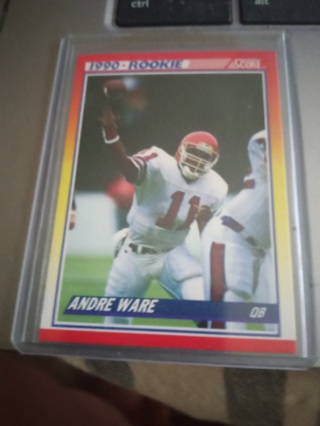Andre Ware Lions Rookie Card