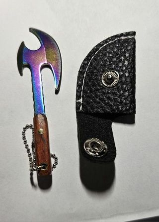 Mini Ax Knife Keychain